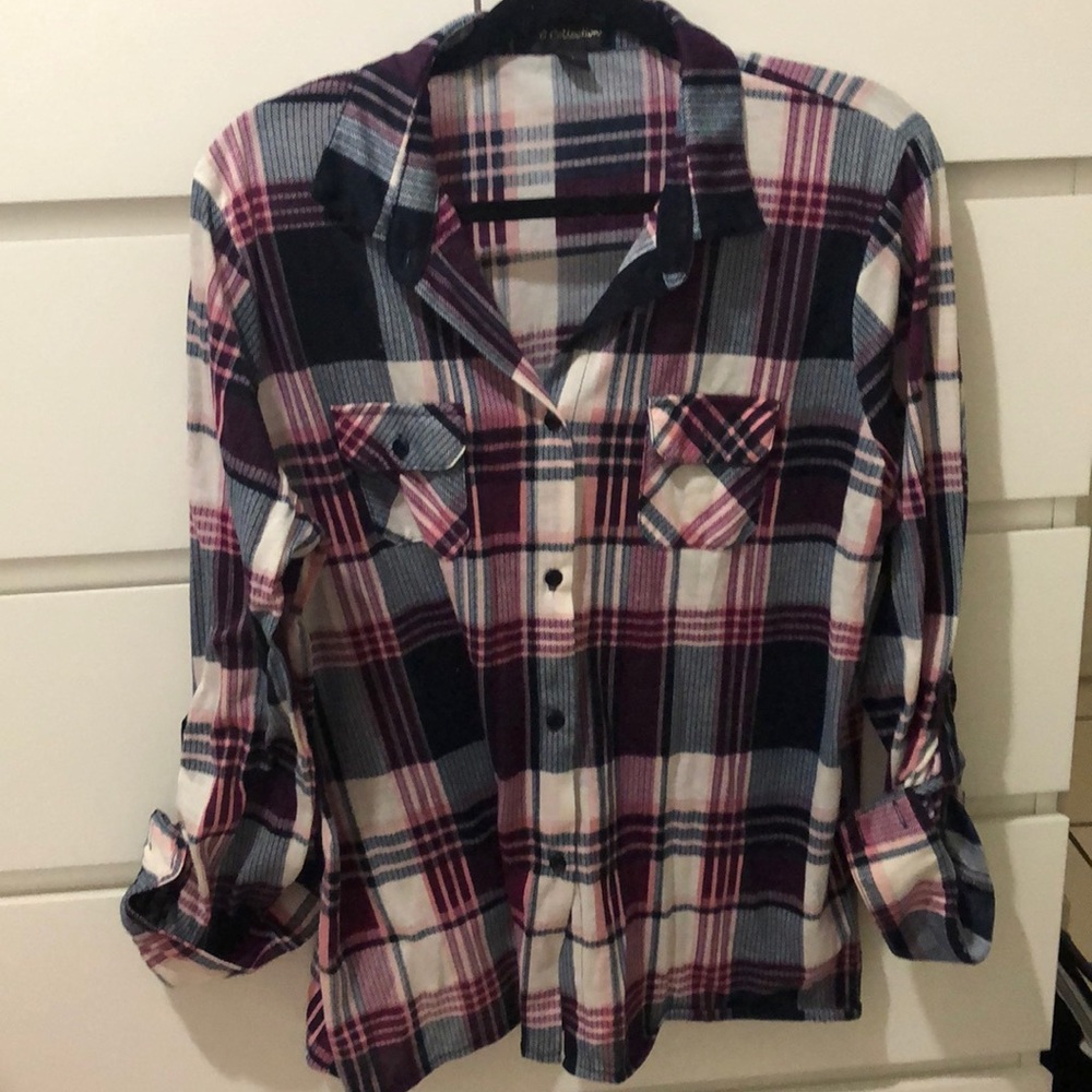 Plaid top